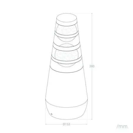 borne-exterieure-led-8w-40cm-600lm-blanc-chaud