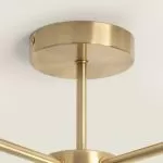 plafonnier-metal-dore-5-boules-douille-g9