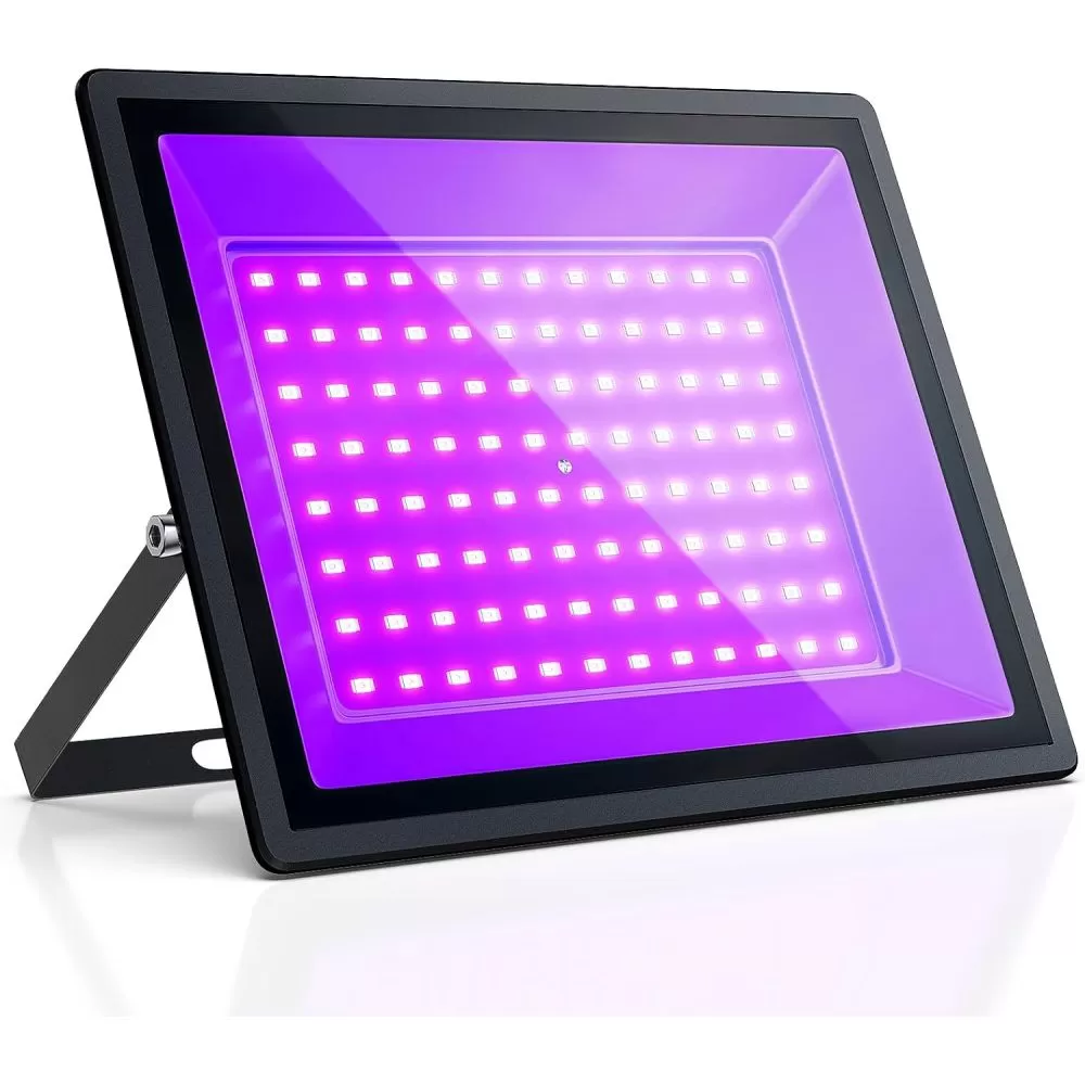 projecteur-led-100w-lumiere-noire-extra-plat-ip65-interrupteur-prise