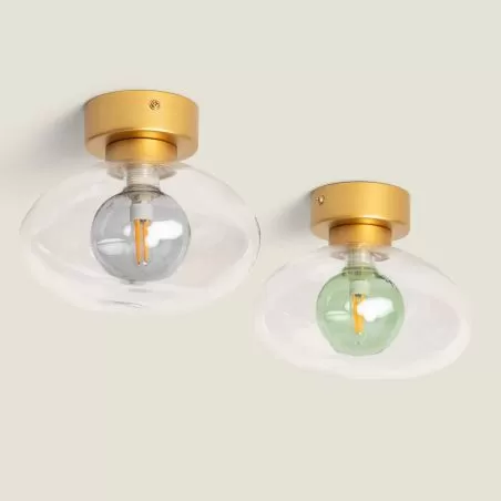 plafonnier-boule-verre-art-deco-et-metal-dore-culot-g9