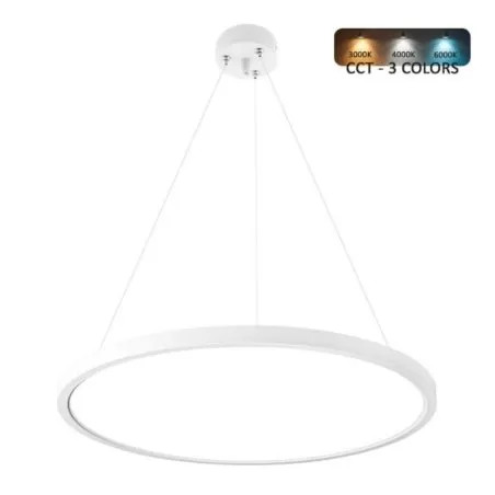 suspension-led-48w-triples-anneaux-chrome-4000k