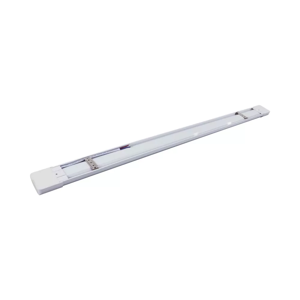 Réglette led 18w détecteur de mouvement 60cm blanc emil