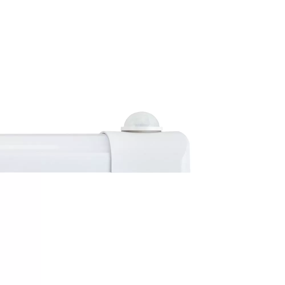 Réglette led 18w détecteur de mouvement 60cm blanc emil