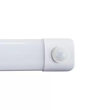Réglette led 18w détecteur de mouvement 60cm blanc emil