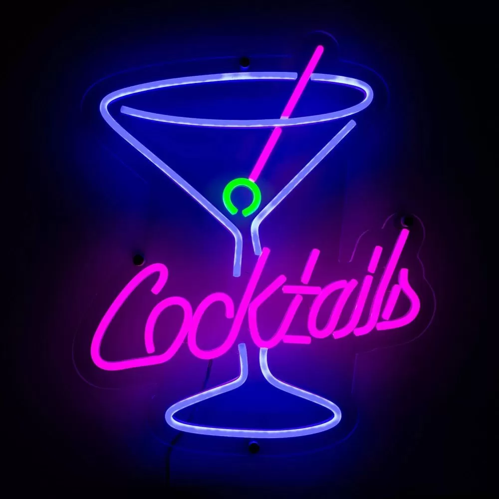 enseigne-lampe-neon-led-cocktails-telecommande