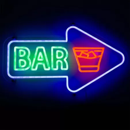 enseigne-lampe-neon-led-bar-avec-telecommande
