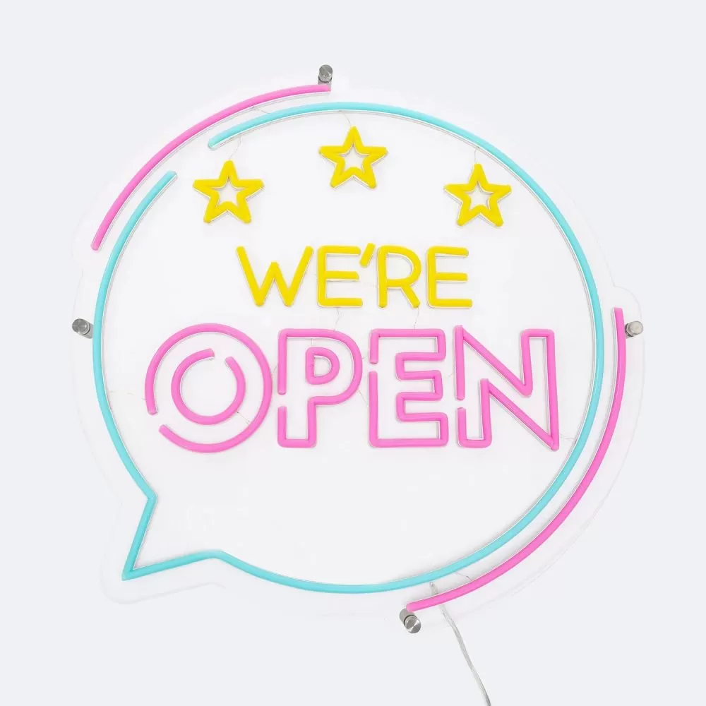 enseigne-lampe-neon-led-open-avec-telecommande