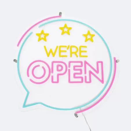 enseigne-lampe-neon-led-open-avec-telecommande