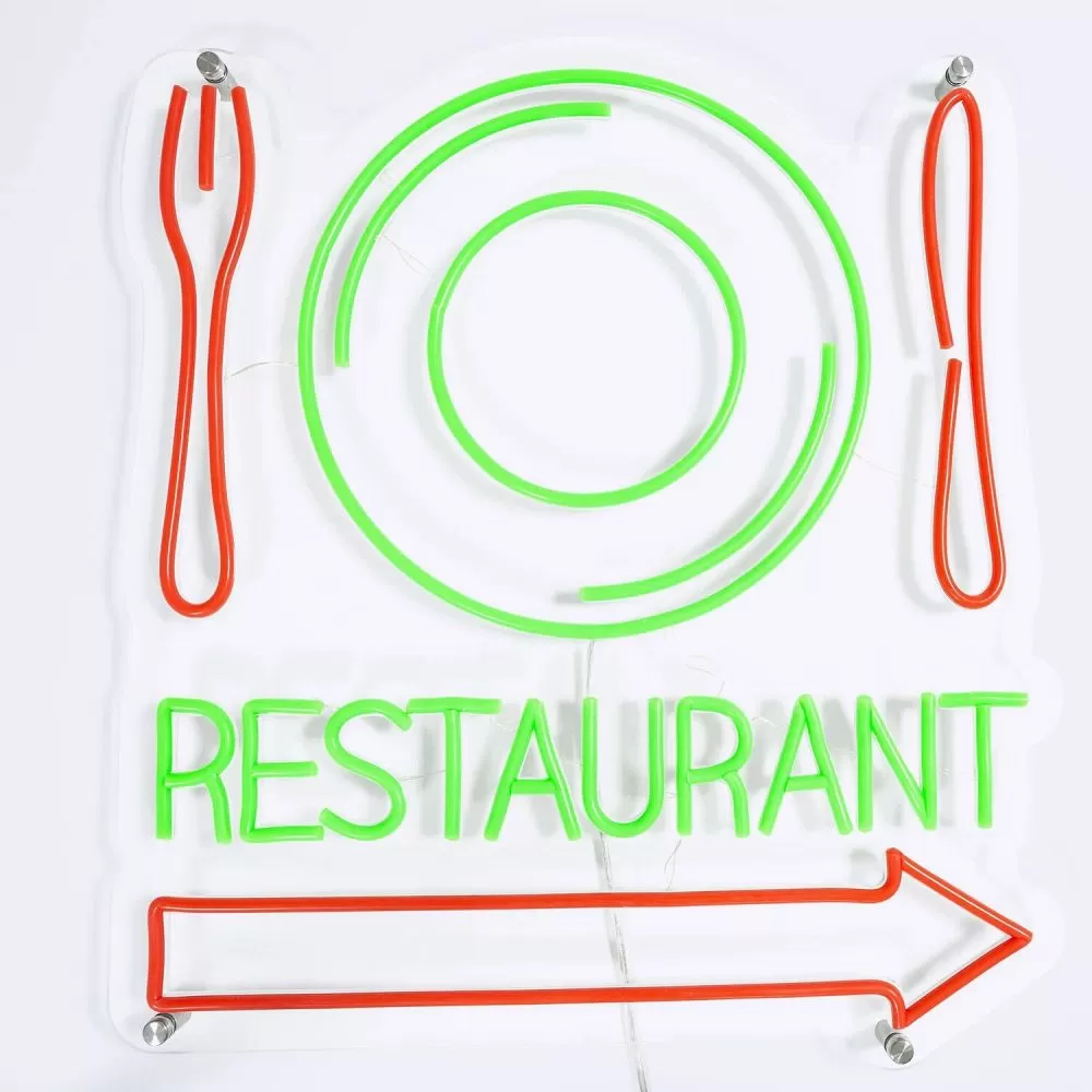 enseigne-lampe-neon-led-restaurant-avec-telecommande
