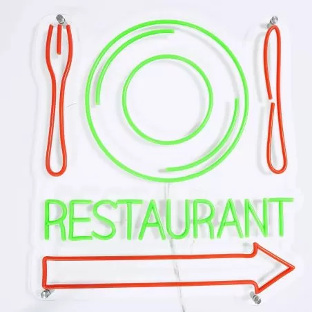enseigne-lampe-neon-led-restaurant-avec-telecommande