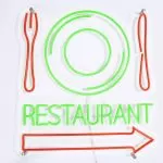 enseigne-lampe-neon-led-restaurant-avec-telecommande
