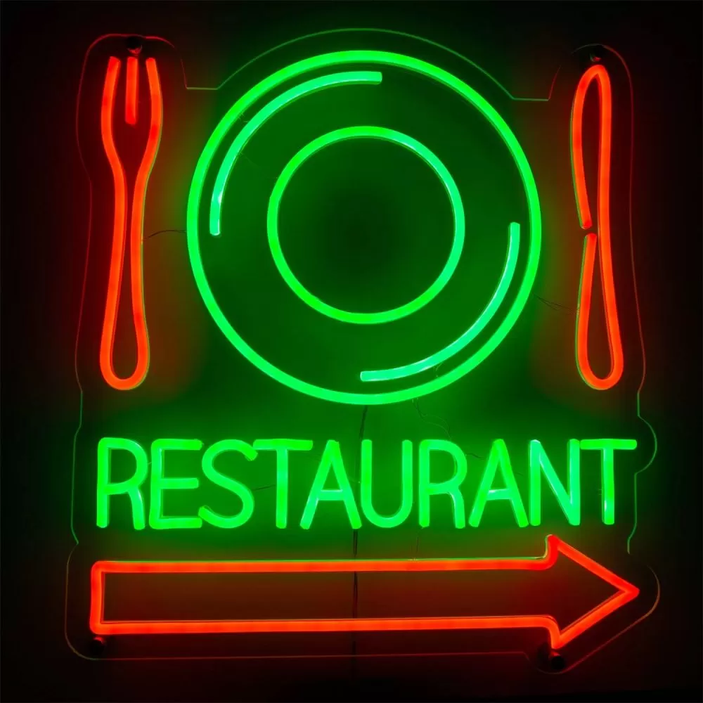 enseigne-lampe-neon-led-restaurant-avec-telecommande