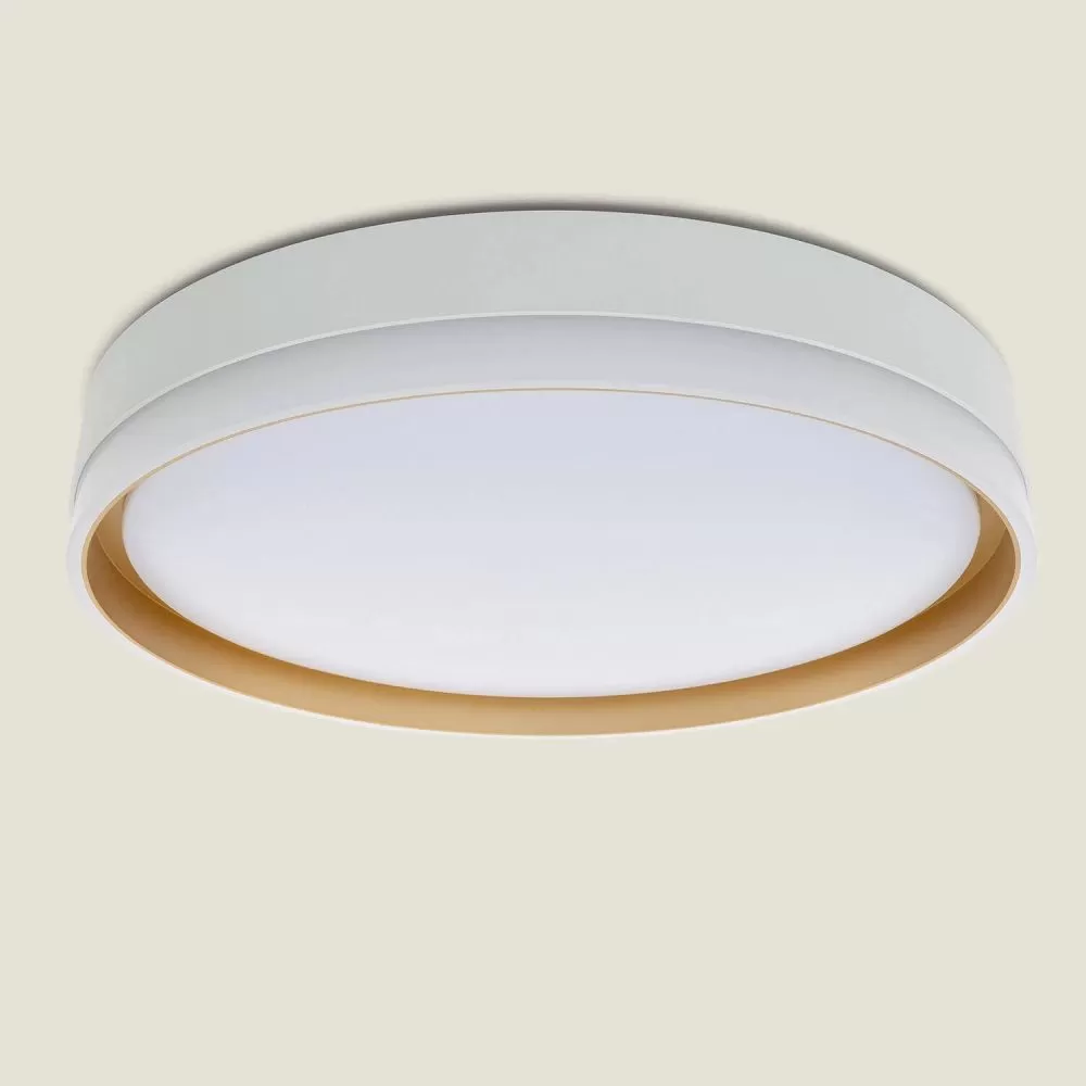 plafonnier-led-cct-24w-rond-40cm-blanc-et-dore-saillie-2700lm