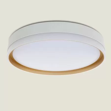 plafonnier-led-cct-24w-rond-40cm-blanc-et-dore-saillie-2700lm
