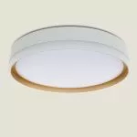 plafonnier-led-cct-24w-rond-40cm-blanc-et-dore-saillie-2700lm