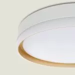 plafonnier-led-cct-24w-rond-40cm-blanc-et-dore-saillie-2700lm
