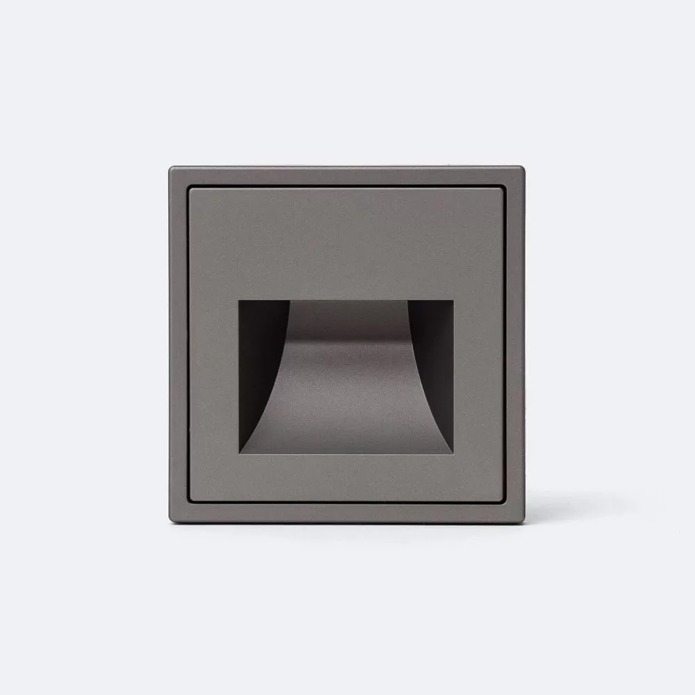 Spot de balisage encastrable 1.5w LED d'escalier mur couloir corridor gris