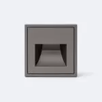 Spot de balisage encastrable 1.5w LED d'escalier mur couloir corridor gris
