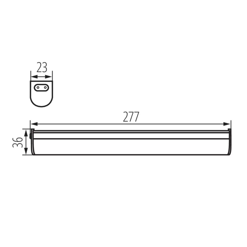 MERA LED 5W NW Luminaire LED sous meuble