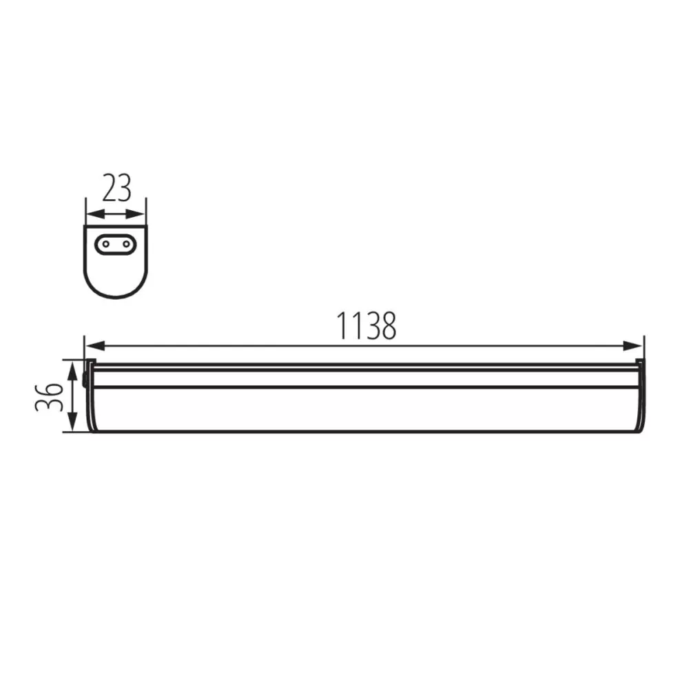 MERA LED 20W NW Luminaire LED sous meuble
