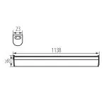 MERA LED 20W NW Luminaire LED sous meuble