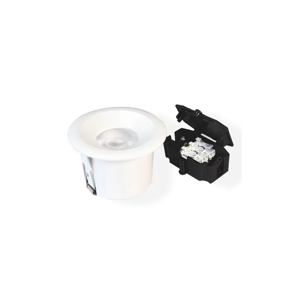 SPOT FOLK R Spot 7W blanc fixe 100% recouvrable CTC 2700/3000/4000K - 496 lm