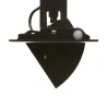 led encastrable orientable rectangulaire noir type halogene iodure 240x145mm-3300 lumens-300w