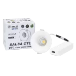 SPOT SALSA Spot 7W blanc recouvrable CTC 2700/3000/4000K