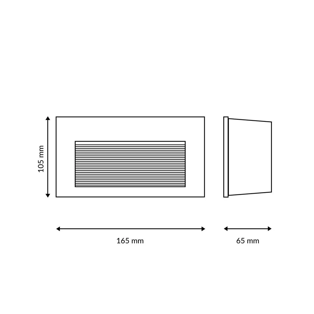 eclairage-encastrable-mural-exterieure-balisage-7w-led-500lm-retangulaire