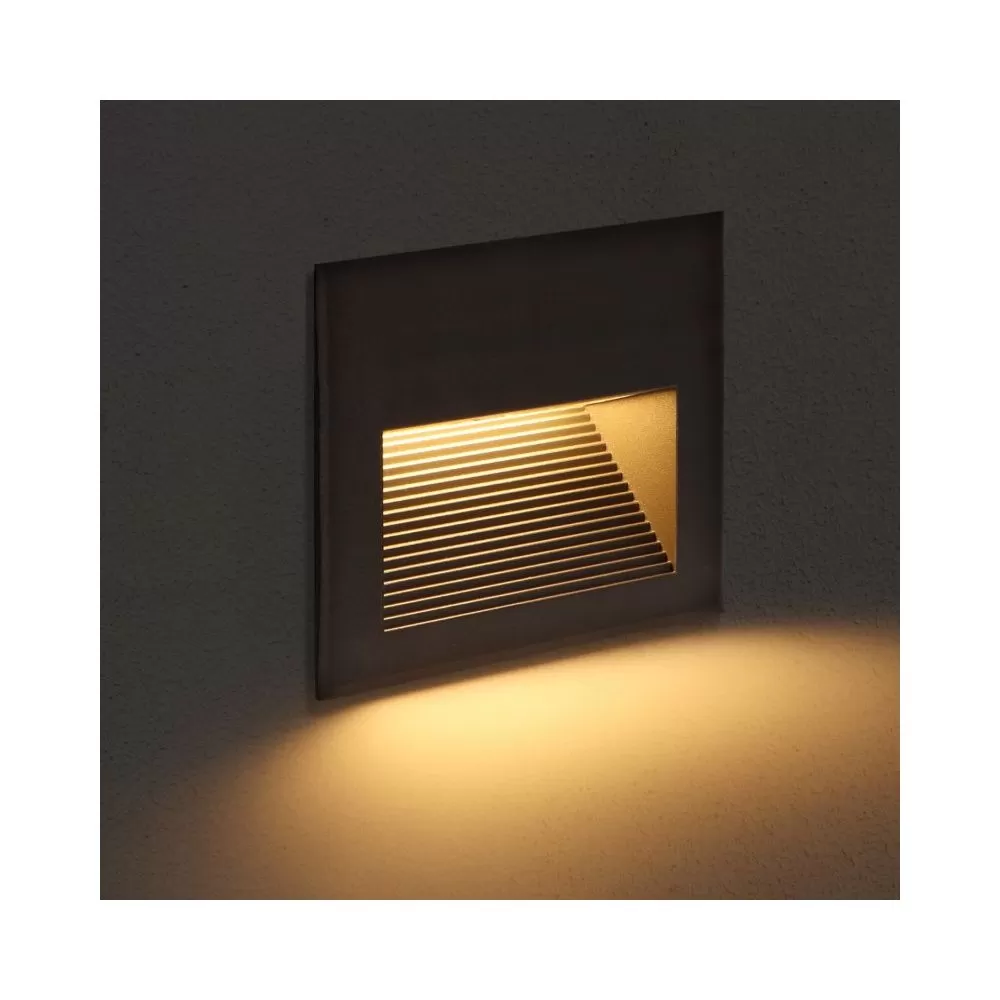 eclairage-encastrable-mural-exterieure-balisage-10w-led-800lm-carre-noir