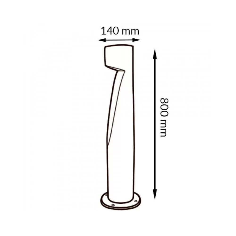 borne-potelet-led-cct-10w-exterieur-60cm-