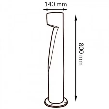 borne-potelet-led-cct-10w-exterieur-60cm-