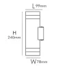 applique-murale-led-18w-cct-exterieure-noire-ip65