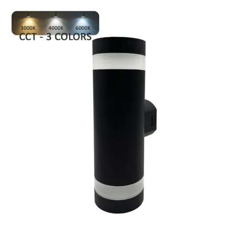 applique-murale-led-18w-cct-exterieure-noire-ip65