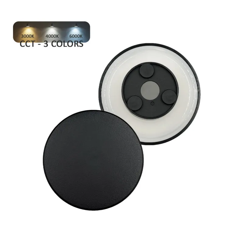 applique-murale-eclipse-led-9w-cct-exterieure-noire-ip65