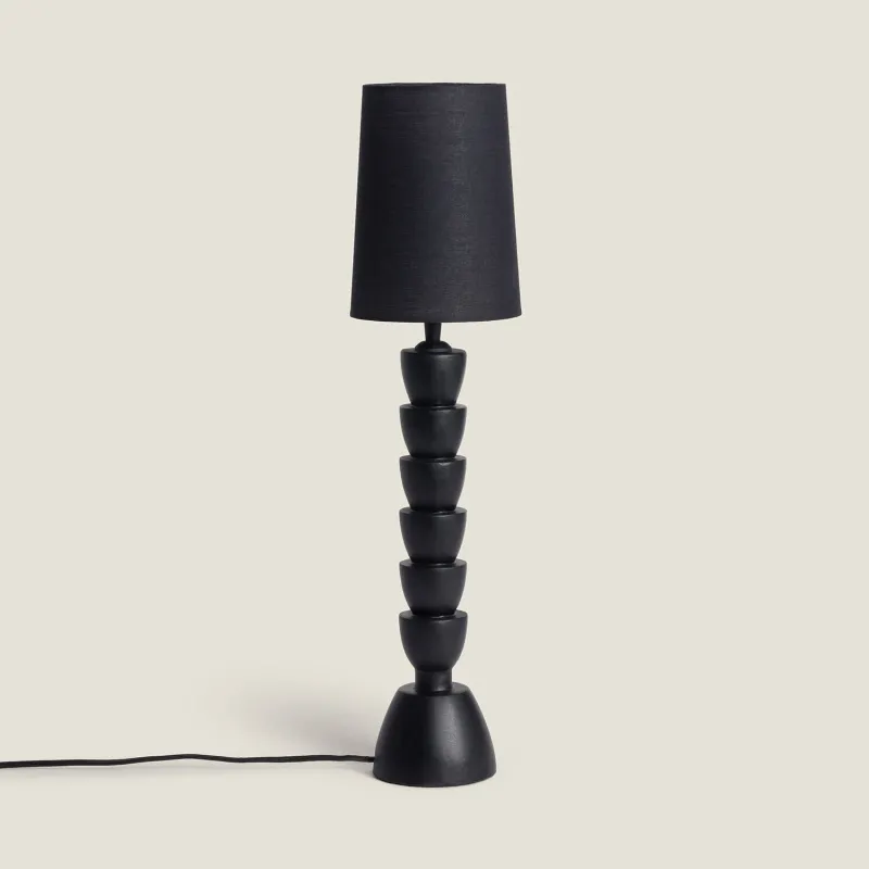 lampe-a-poser-50cm-resine-et-abat-jour-tissu-noir