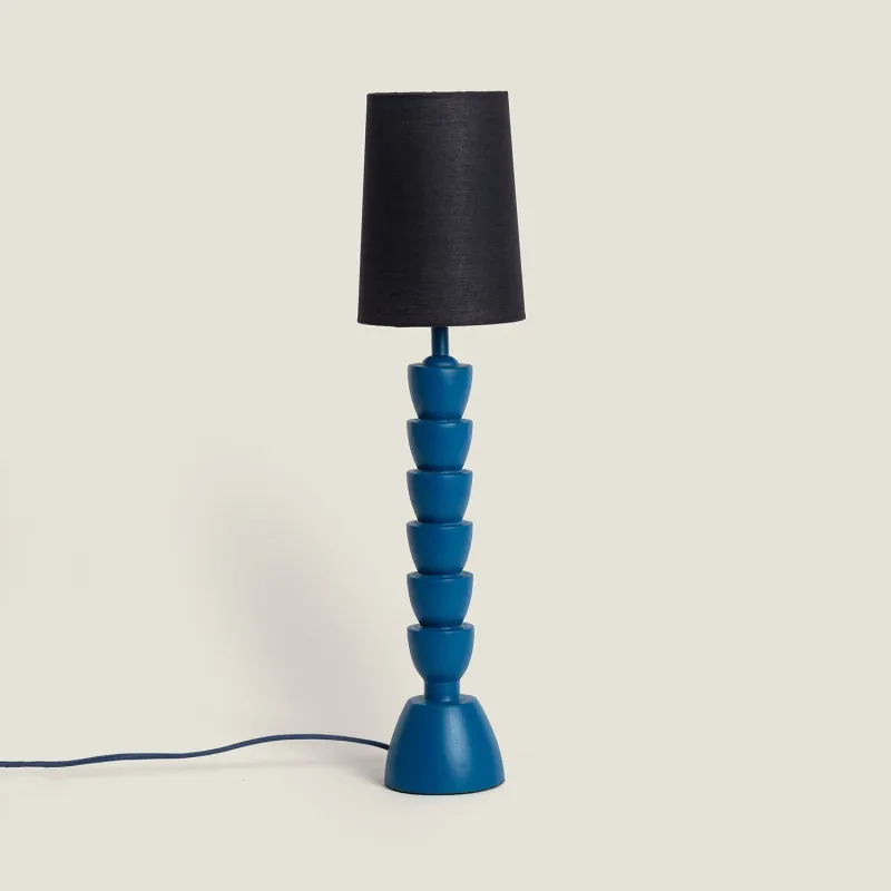 lampe-a-poser-50cm-resine-et-abat-jour-tissu-noir