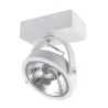 plafonnier blanc applique led orientable variable angle 24°-800 lumens-3000k-4000k-6000k