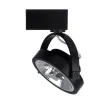 plafonnier noir applique led orientable variable angle 24°-800 lumens-3000k-4000k-6000k