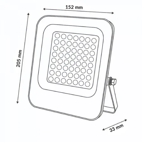 projecteur-gris-led-30w-cct-3000-lumens-ip65