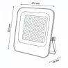 projecteur-gris-led-30w-cct-3000-lumens-ip65
