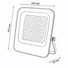 projecteur-gris-led-100w-cct-5000-lumens-ip65