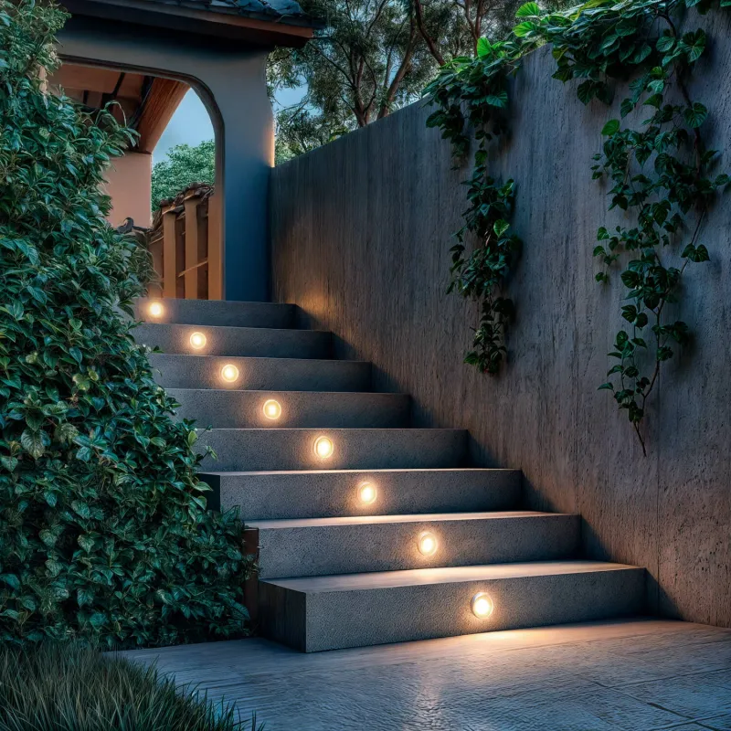 balisage-exterieur-rond-blanc-2w-led-mural-200-lumens-etanche-ip65