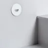 spot-balisage-2w-led-rond-escalier-mur-encastrable-blanc