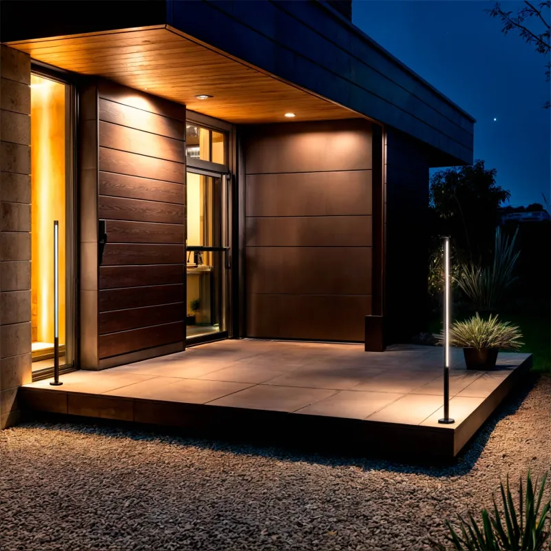 borne-potelet-barre-exterieur-led-noire-ip65-4-tailles-80-100-120-160cm