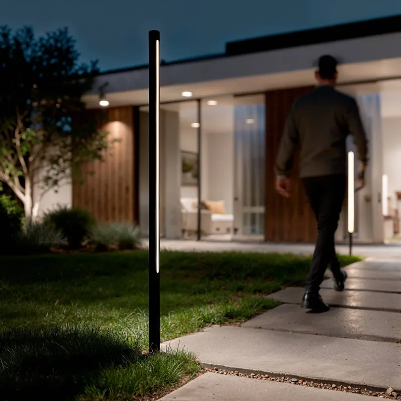borne-potelet-barre-exterieur-led-noire-ip65-4-tailles-80-100-120-160cm