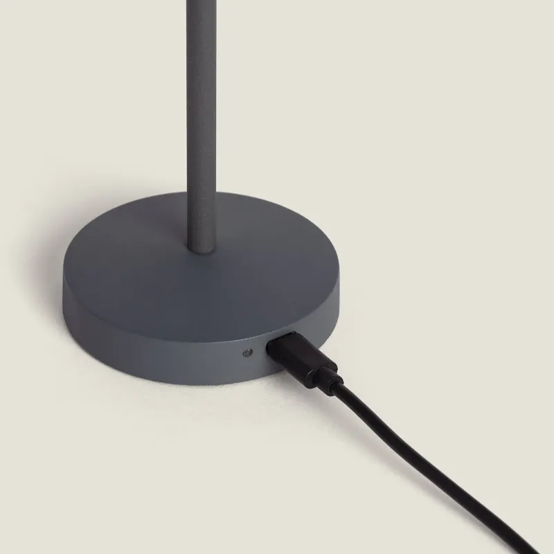 lampe-rechargeable-led-1w-ip44-portable-marron