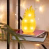 Décoration lampe forme ananas tableau sur piles 3000k