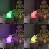 Veilleuse de nuit led rgb a piles licorne