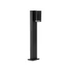 borne-potelet-de-jardin-50cm-exterieure-noire-culot-gu10 radilo
